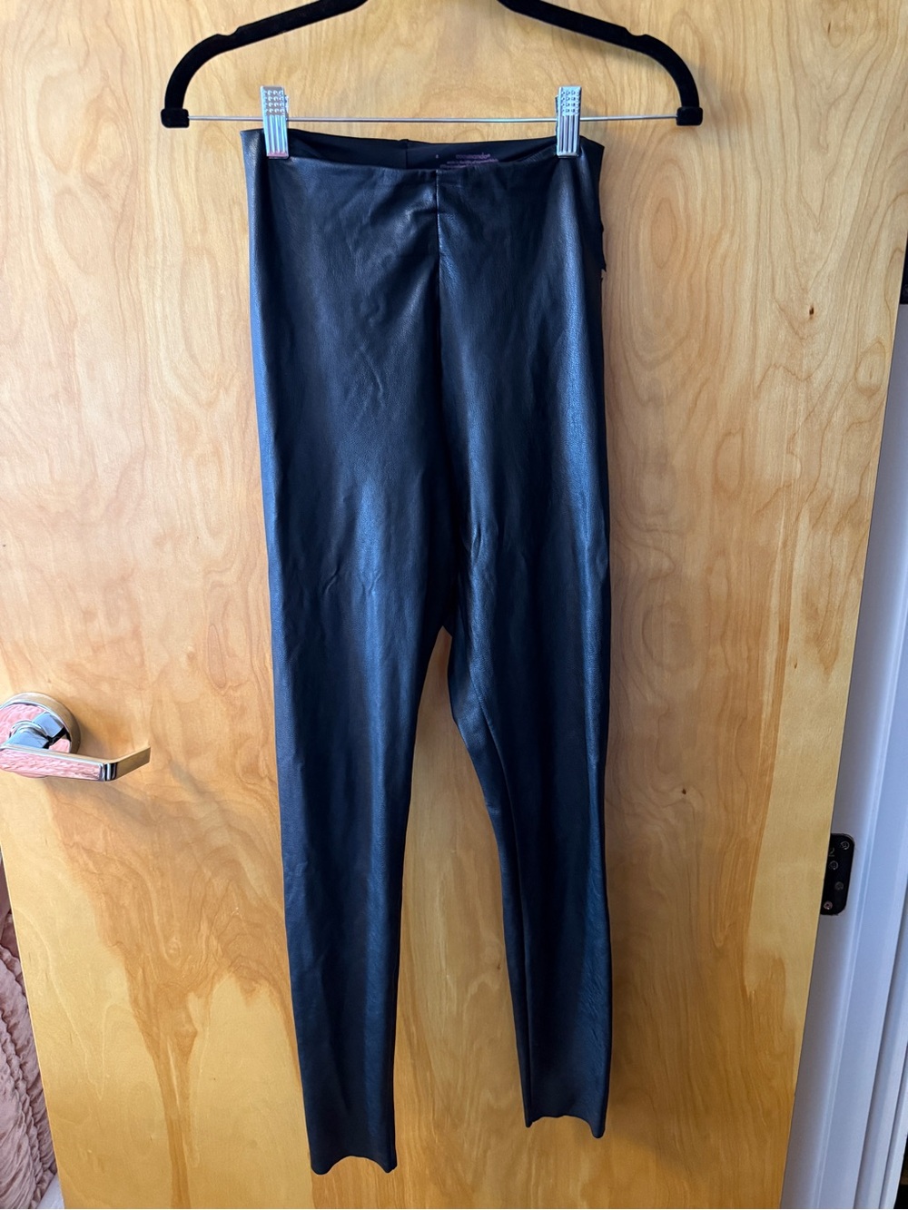 Commando Black leather leggings